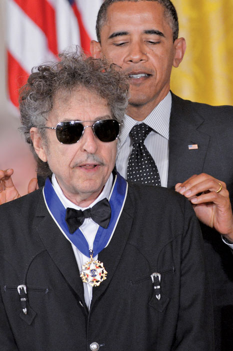 Bob Dylan's countless accolades include a Medal of Freedom and a Nobel Prize in Literature
