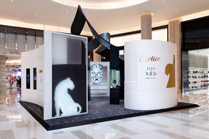 pop-up exhibition by Cartier and DFS Group