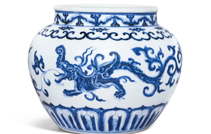 gafencu auction highlights rare collectibles the sakura ring the kui dragon jar