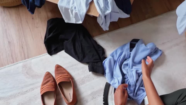 Decluttering your closet? Try this.